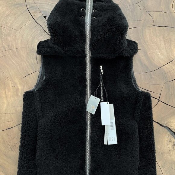 Rick Owens - EU46 GRAIL Lamb Shearling Rare Runway Gimp Vest FW22 Strobe - Picture 3 of 16